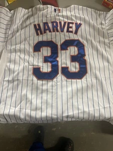 Matt Harvey Mets Jersey Size XL MLB New York Mets Dark Knight - Picture 1 of 3