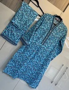 Pakistani designer Suit Zellbury Brand Original Ready Made Small Size - Picture 1 of 15