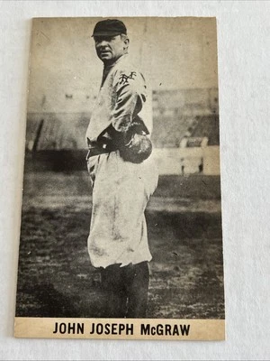 Tarjeta de exposición Wrigley Field 1960-61 1961 Salón de la fama John McGraw SET BREAK EX RARO Foto 1 de 4