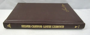 1981 Louis L'Amour Silver Canyon Bantam Leatherette Edition HC Book  NMC - Picture 1 of 4