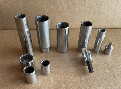 10  pcs 3/8" Drive Socket Set, Assorted SAE and Metric See Description - Image 1 of 4