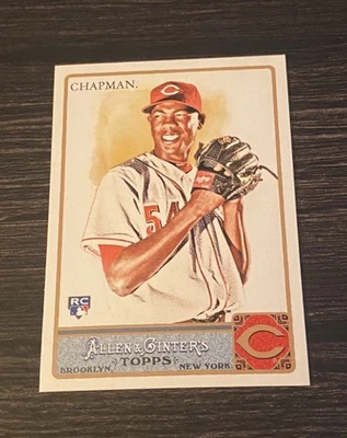 Aroldis Chapman 2011 Topps Allen & Ginter #5 Cincinnati Reds RC - Image 1 of 2