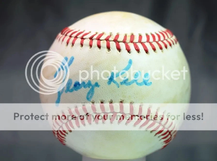 George Kell Psa/dna Signed Macphail American League Baseball Autograph - Image 1 of 1