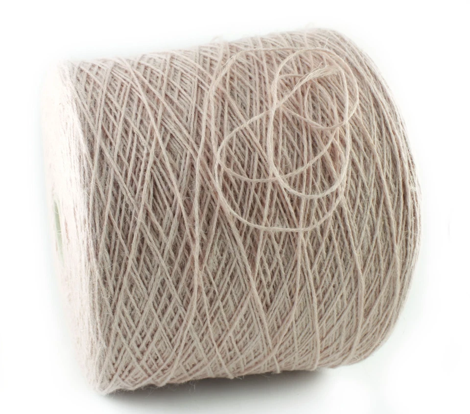 110€/kg 100g CANAPA SETA 4000 Italien altrosa 60% Hanf 40% Seide 400 m/100g - Bild 1 von 2