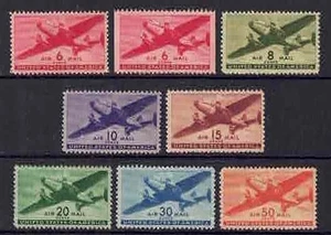 US Scott C25-C31 Full Set of 7+ Mail Transport Plane VF MNH cm230 - Picture 1 of 3