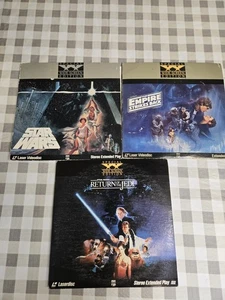 Star Wars Lot Of 3 Special Edition Wide Screen Vynl Laser Disc - Imagen 1 de 14