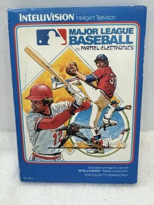Vintage 1979 MATTEL Intellivision Game Cartridge: MAJOR LEAGUE BASEBALL - Image 1 of 4