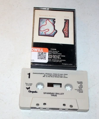 SPANDAU BALLET - TRUE Cassette Tape 1983 Electronic Synth-Pop New Wave - Image 1 of 2