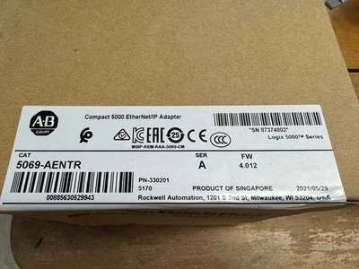 Nuevo adaptador Allen Bradley 5069-AENTR compacto 5000 EtherNet/IP Foto 1 de 2