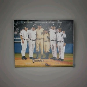 New York Yankees YANKEE PERFECTION Final Night Old Yankee Stadium 16x20 Canvas - Picture 1 of 5