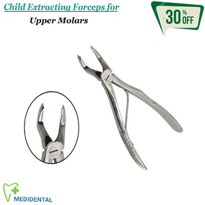 Zahn Extraktionszange für Kinder Upper Molar # 563 Chirurgische Laborinstrumente - Picture 1 of 4