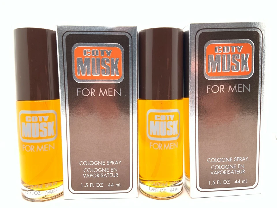 Lote de 2 piezas - Coty Musk 1,5 oz colonia spray, para hombres paquete de 2 piezas - nuevo en caja Foto 1 de 2