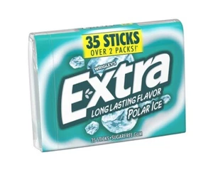 Extra Megapak Polar Ice Kaugummi 35 Stück 12 Packungen (2 Boxen) Kostenloser Versand - Bild 1 von 1