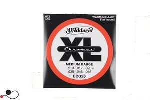 D ADDARIO SET 6 CORDE CHITARRA ELETTRICA ECG26 013/017/026W/035/045/056 STRINGS - Imagen 1 de 2