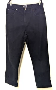 Geoffrey Beene 38"W x 32"L Men's Relaxed Fit Jeans Black Denim Pants 5 Pocket - Picture 1 of 6