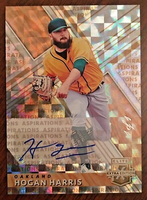 2019 PANINI ELITE EXTRA EDITION HOGAN HARRIS RC TRUE 1/1 GOLD ASPIRATIONS AUTO - Image 1 of 3