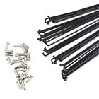24 PCS Steel Spokes and Nipples for 29er/For 27 5/26 Bikes Easy to Install