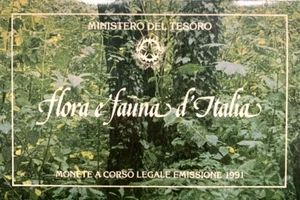 1991 - 1992-  REPUBBLICA ITALIANA - DITTICO + SINGOLA FLORA E FAUNA D'ITALIA - Foto 1 di 2