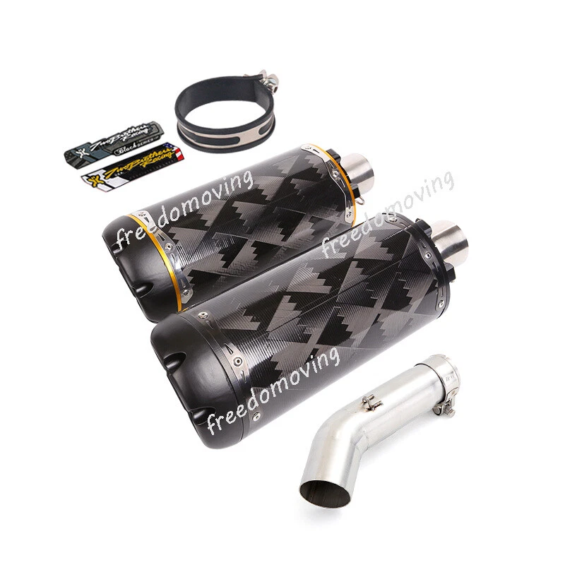 Puntas silenciadoras tubo conexión media tubo escape para Suzuki GSXR600 GSXR750 2011-2023 Foto 1 de 4