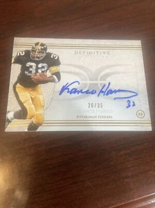 2015 Topps Definitive Franco Harris Auto /35 Autograph On Card Steelers - Picture 1 of 2
