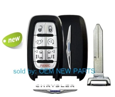NEW OEM 2017-2024 CHRYSLER PACIFICA REMOTE START KEY FOB SMART KEY 68217832 7BTN Foto 1 de 4