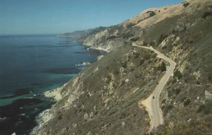 Big Sur Coast Highway 1 - Carmel, California - RPPC sin publicar - Imagen 1 de 3