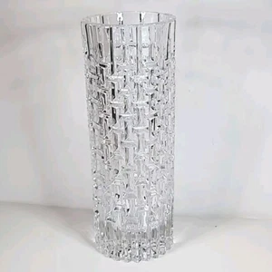Vintage Kunstglas Kristall Vase von Jiri Repasek Union 1970 10 Zoll - Bild 1 von 7