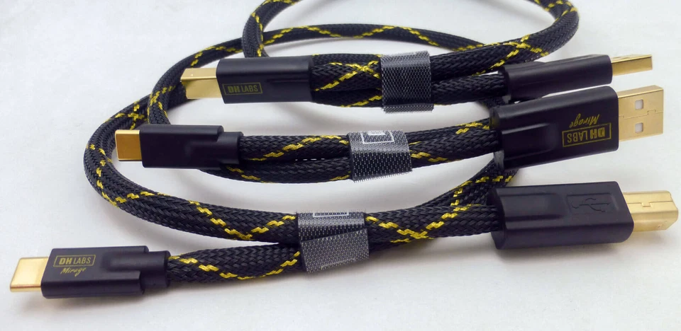 DH Labs Silver Sonic Mirage USB 1 meter High Performance USB C to B Cable - Image 1 of 1