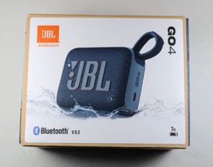 JBL Go 4 Portable Bluetooth Speaker (Blue) - Picture 1 of 2