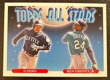 2021 Topps Throwback Thursday TBT SP Photo Variation 1993 ICHIRO KEN GRIFFEY JR