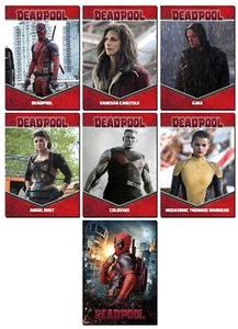 DEADPOOL BIOS Movie - 7 Promo Set - Ryan Reynolds - Colossus Vanessa Negasonic - Picture 1 of 2