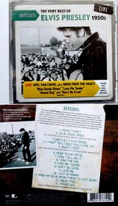 ELVIS *NEW" "PLAYLIST: VERY BEST OF ELVIS LIVE IN 1950s" 2012 US RCA LEGACY CD - Picture 1 of 1
