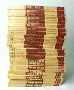 Illustrated WORLD WAR II ENCYCLOPEDIA 24 Volume Series 1978 Excellent d1 - Picture 1 of 3