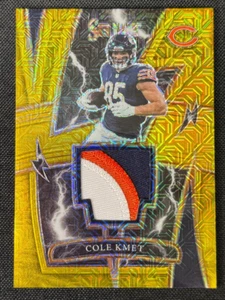 Cole Kmet Jersey Patch Gold /10 Prizm 2021 Panini Select Football #SP-CKM - Bild 1 von 2