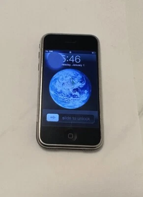 Apple iPhone 1st Generation - 8GB - Black (AT&T) A1203 (GSM) C55 - Image 1 of 4