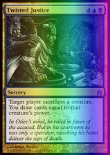 Magic the Gathering MTG Twisted Justice (237) Ravnica City of Guilds   LP FOIL