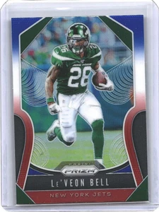 LE'VEON BELL 2019 Panini Prizm RED WHITE BLUE Refractor #29 JETS Spartans - Picture 1 of 2