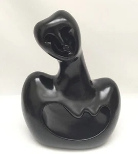 Carole Shultz Bust Woman Sculpture Modernism Art Signed 1974 #184/250 - Picture 1 of 10