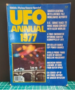 Vintage 1977 SAGA's UFO ANNUAL SPECIAL Magazine Aliens, Flying Saucers - Picture 1 of 4