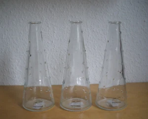 3x Ikea Snärtig Vase Vasen Glas klar Emma Dafnäs Deko 18 cm NEU - Bild 1 von 3