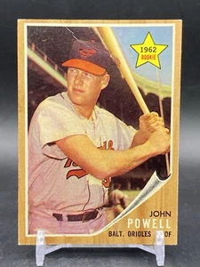 1962 Topps #99 Boog Powell Rookie Baltimore Orioles Vintage Baseballkarte - Bild 1 von 2