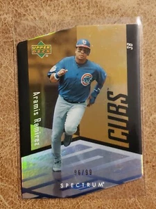 2007 Upper Deck Spectrum Die Cut Gold Cubs Baseball Card #57 Aramis Ramirez /99 - Picture 1 of 2
