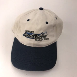 Retro Suzuki QuadRunner First On 4 Wheels Hat - Picture 1 of 4