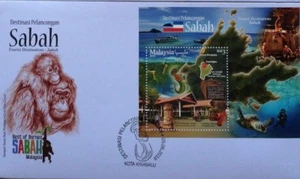 Malaysia FDC with Miniature Sheet (05.06.2018) - Tourist Destination, Sabah - Picture 1 of 4