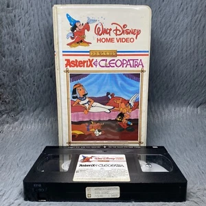 Asterix And Cleopatra VHS Tape 1985 Walt Disney Home Video White Clamshell Rare - Imagen 1 de 8