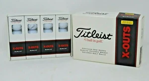 Lotto di 2 palline da golf Titleist X-Outs One Dozen 12 Surlyn coperte #1 colore brillante - Foto 1 di 2
