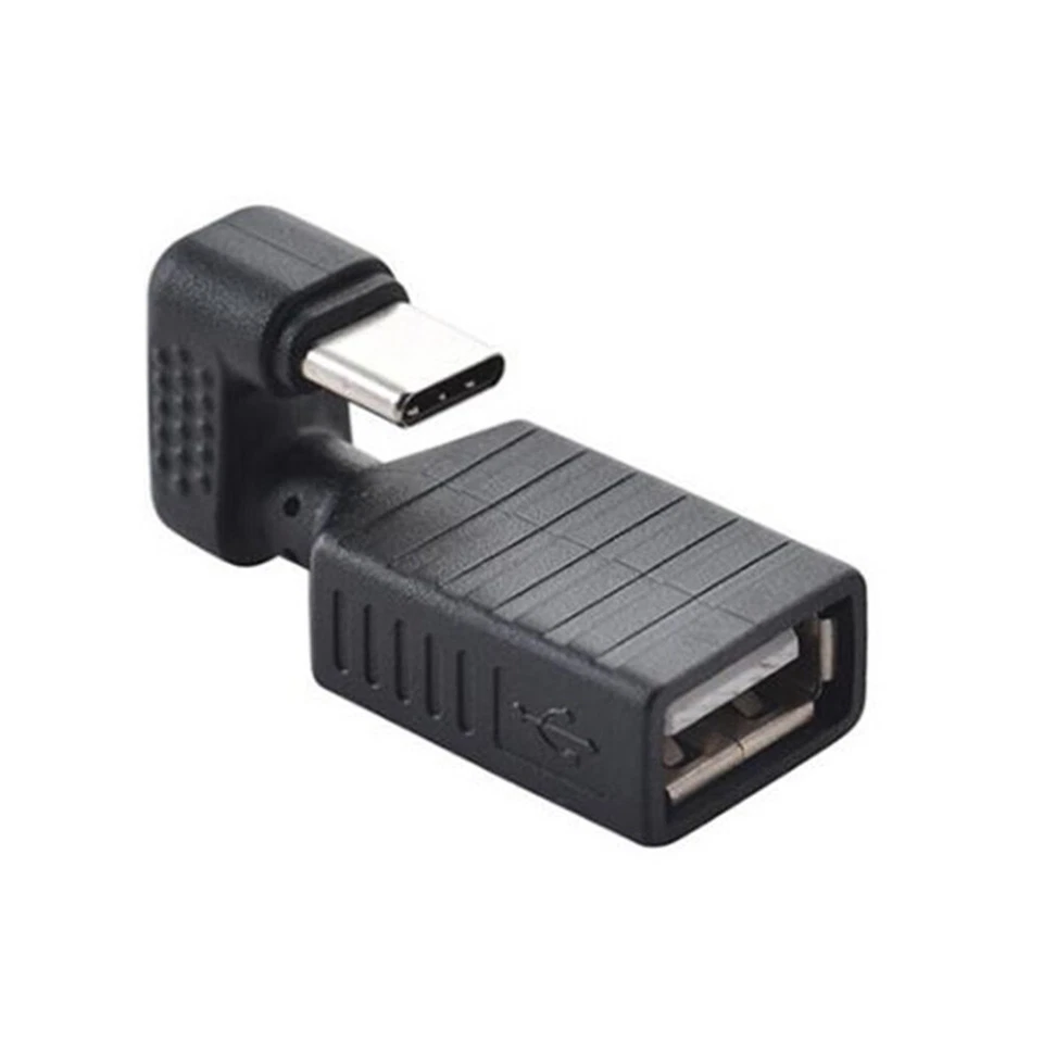 USB 3.1 Type C Male to USB 2.0 A Female U Angle OTG Adapter Laptop Tablet Phone - Image 1 of 1