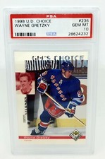 1998 Upper Deck Choice Wayne Gretzky #236 PSA 10 Gem Mint 💎 