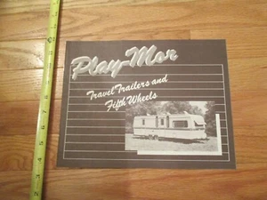 Play Mor Reiseanhänger Sattelkupplungen Camping Wohnmobil Oldtimer Händler Verkaufsprospekt - Bild 1 von 5