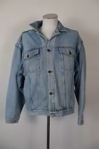 CASUCCI C-001 GIACCA GIUBBINO JEANS DENIM UOMO Tg 32 MAN CASUAL VINTAGE JACKET - Foto 1 di 10